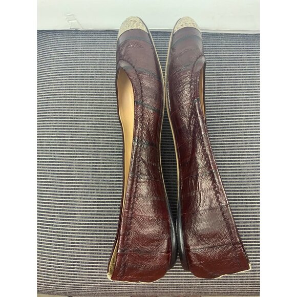 Reed Krakoff womens shoes snakeskin flat slip on ballet size 7 - Picture 5 of 7